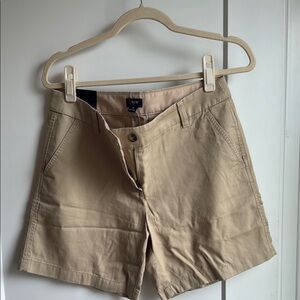 NWT J. Crew 7 inch Tan Chino Shorts